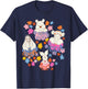 Disney Winnie The Pooh Spring Easter Friendly Flower Faces T-Shirt - T-Shirt | Navy