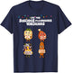 Diseño de comida Venezolana divertida para Navidad T-Shirt - T-Shirt | Navy