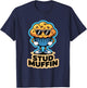 Stud Muffin Funny Kawaii Muffin T-Shirt - T-Shirt | Navy