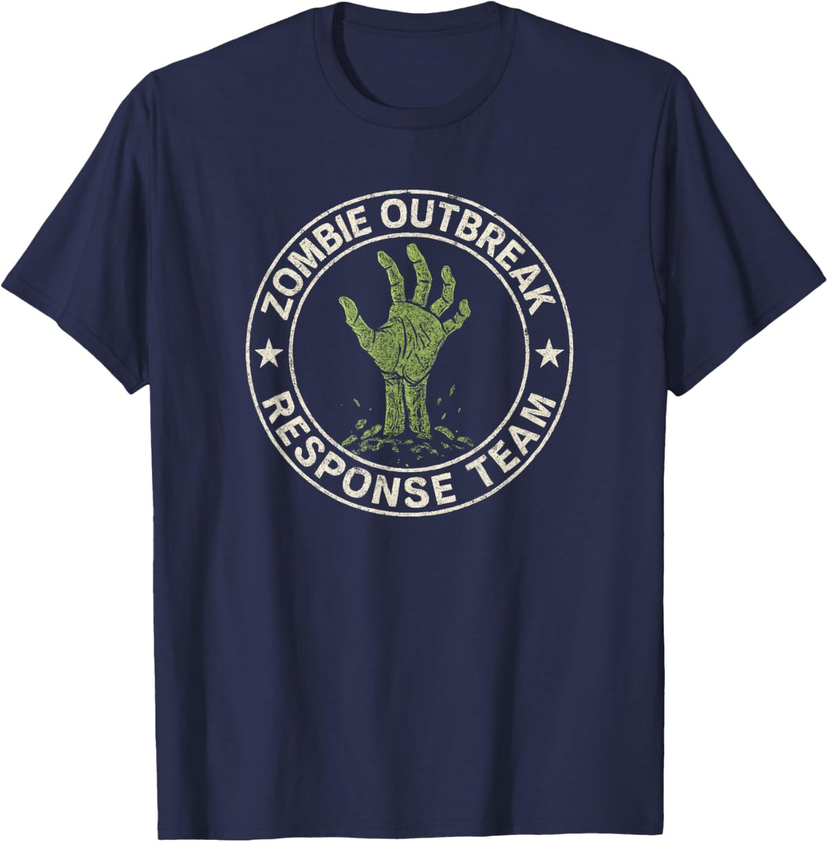 Zombie Outbreak Response Team T-Shirt - T-Shirt | Navy