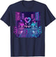 Cyberpunk Raccoon Ramen Valentines Day T-Shirt - T-Shirt | Navy