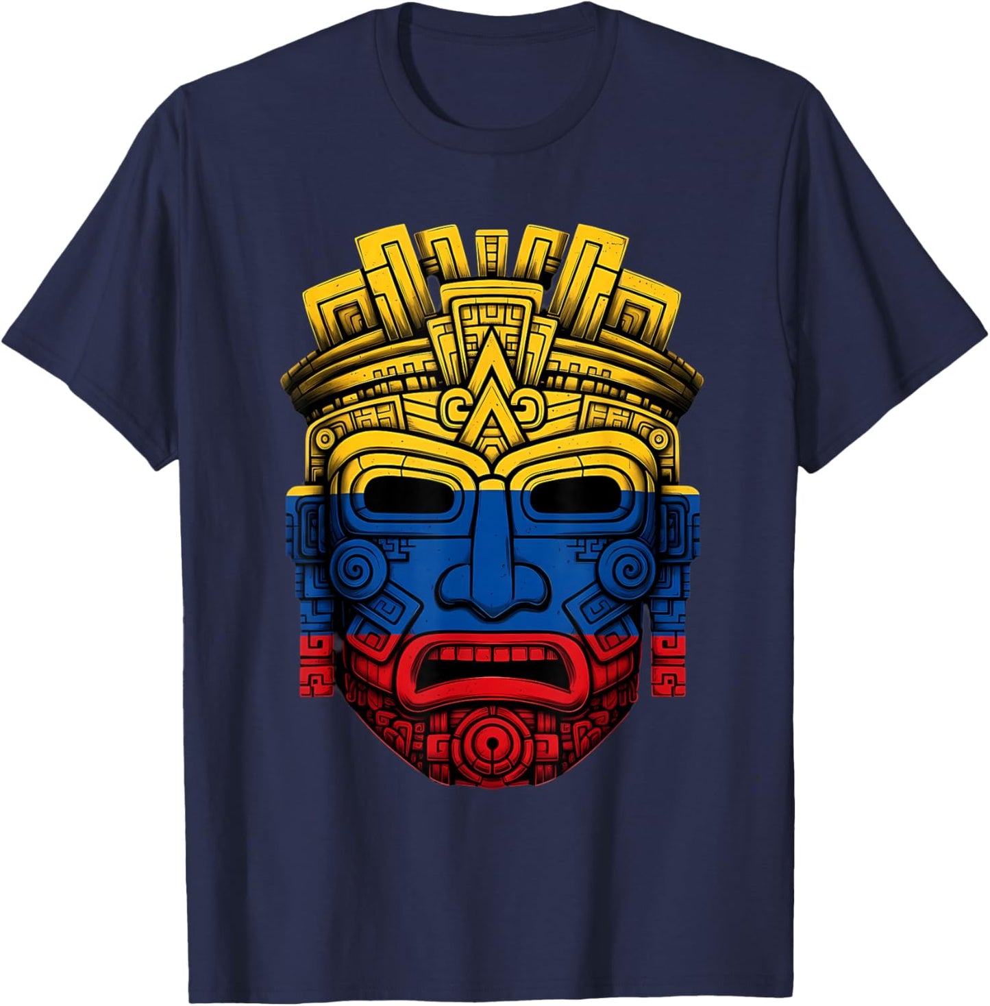 Colombia Flag Colombian Pride Colombian Flag Colombian Roots T-Shirt - T-Shirt | Navy