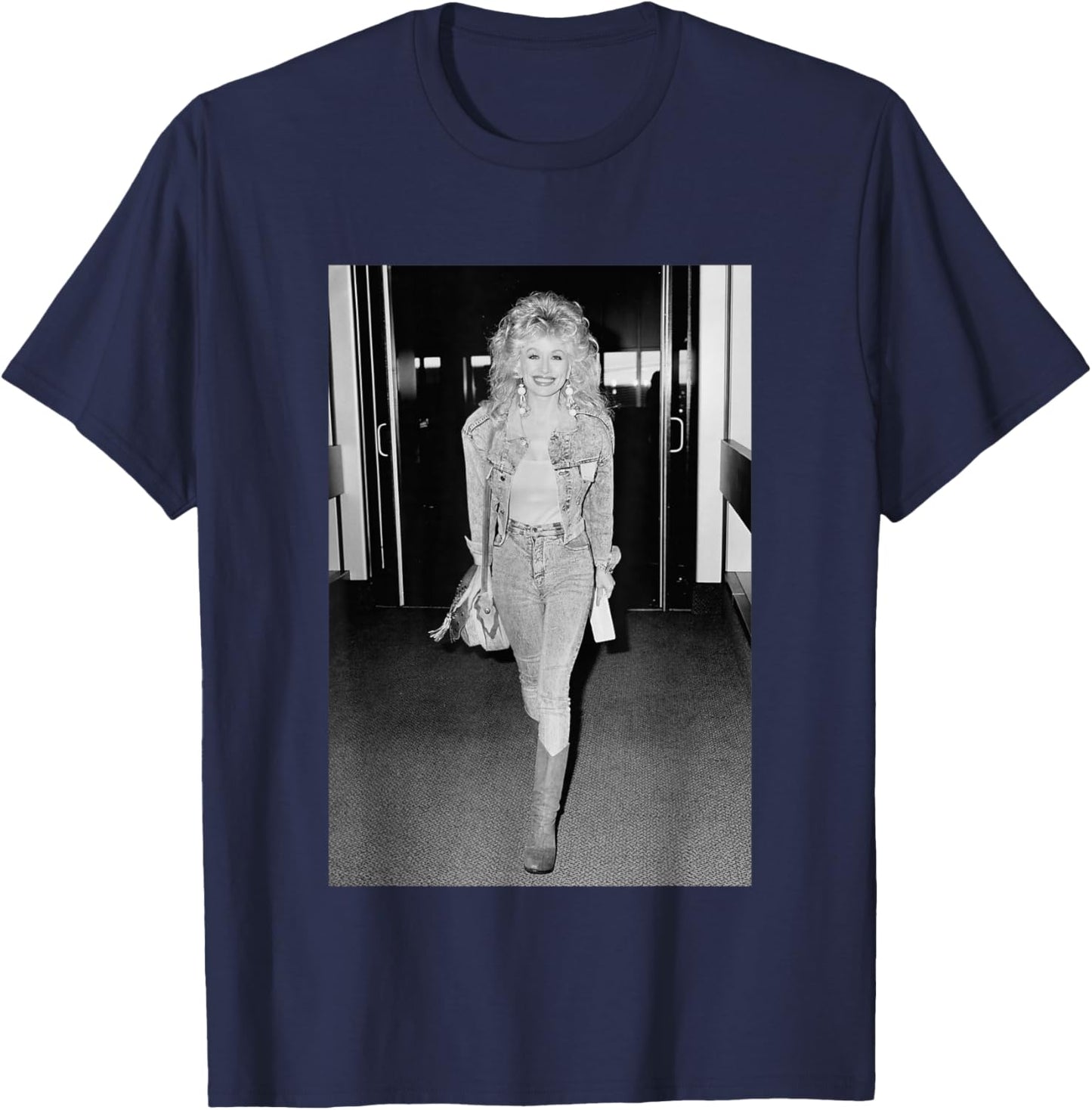 Dolly Parton 1988 I Know You by Heart Promo T-Shirt - T-Shirt | Navy
