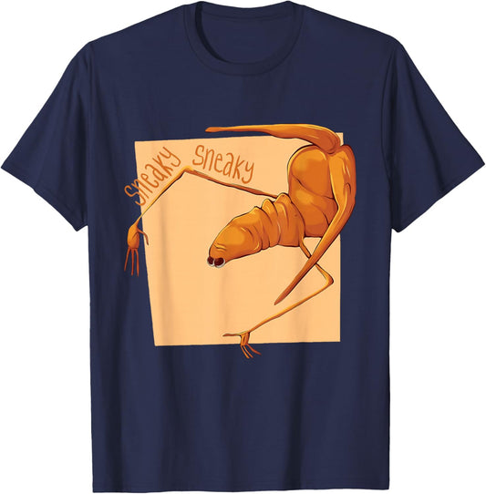 Sneaky Marcus The Worm Funny Meme T-Shirt - T-Shirt | Navy