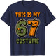 This is My 67 Costume Zombie Pumpkin Six Seven Halloween T-Shirt - T-Shirt | Navy