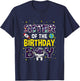 Sister of The Birthday Boy Space Astronaut Birthday Family T-Shirt - T-Shirt | Navy