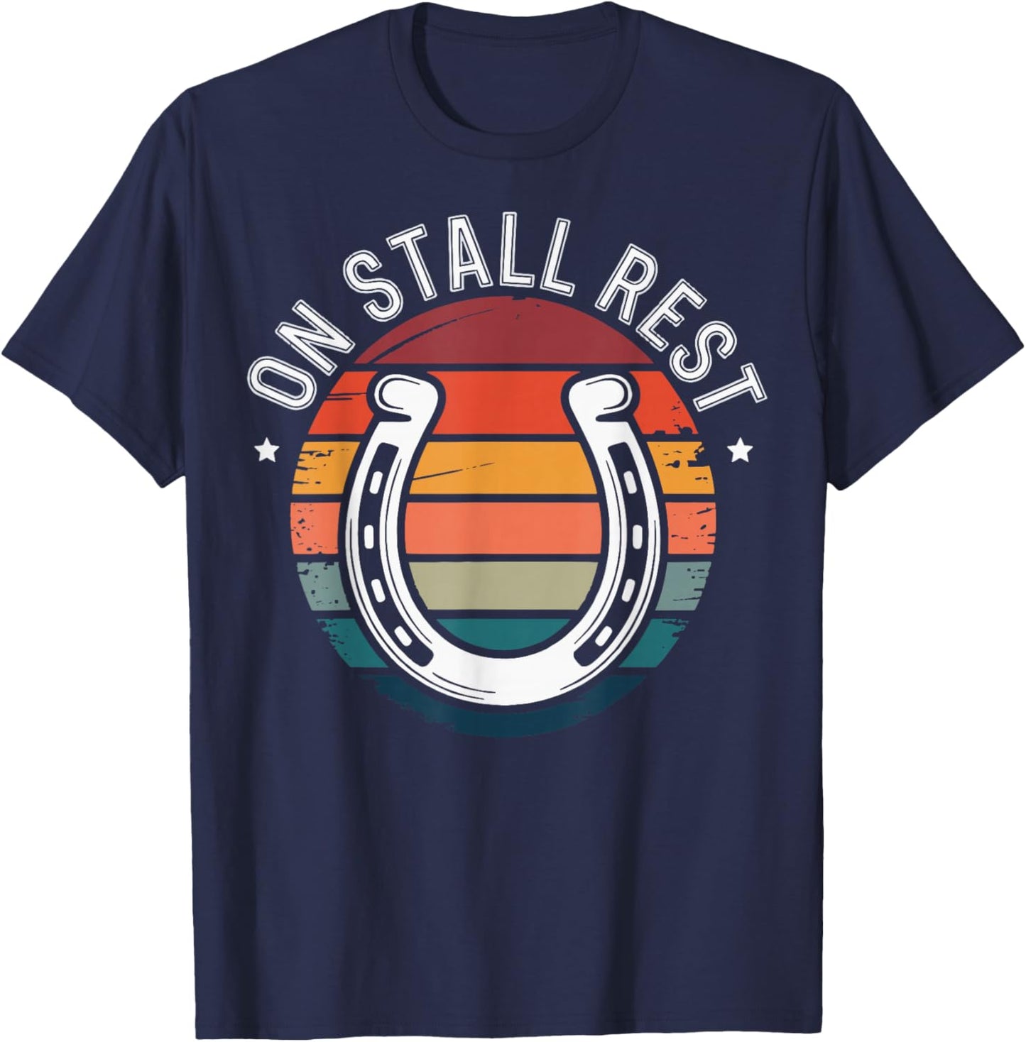On Stall Rest T-Shirt - T-Shirt | Navy