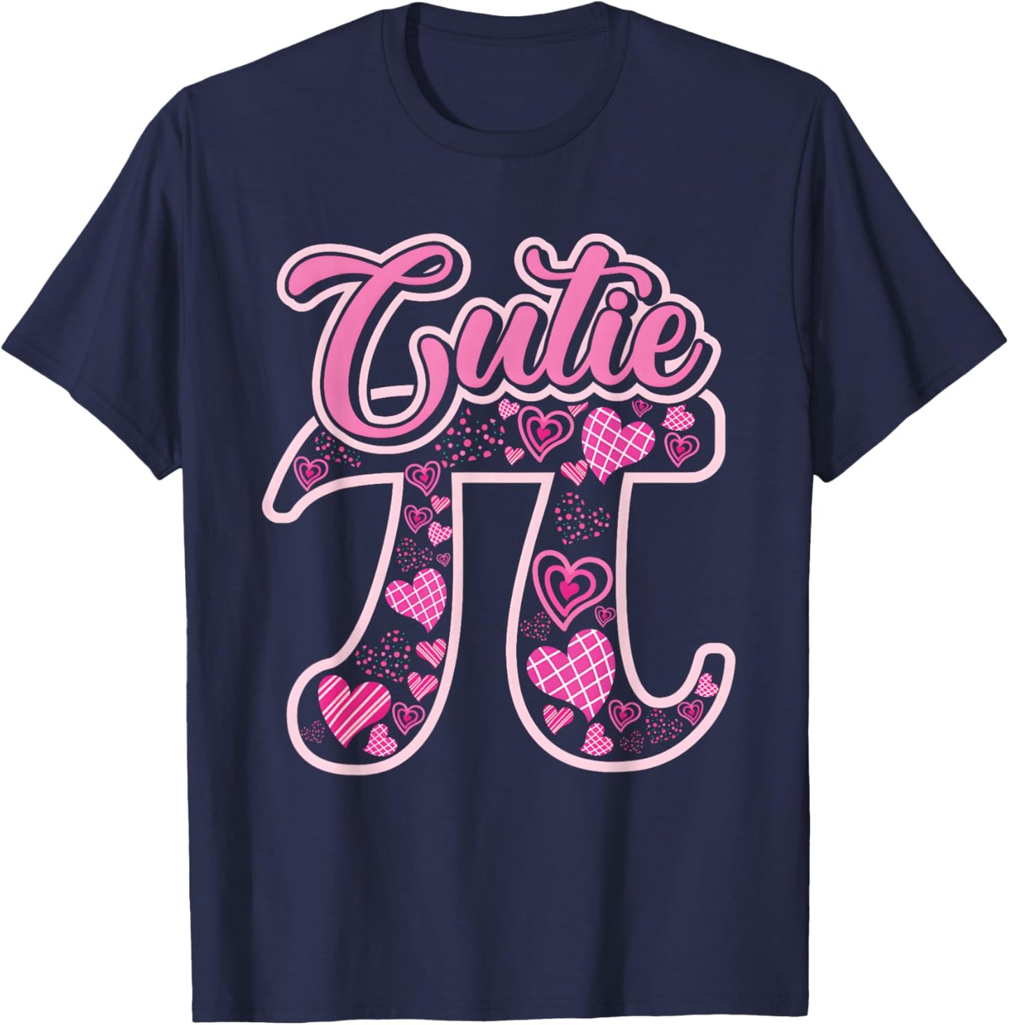 Pi Day Shirt Women Kids Men Toddler Math Teacher Cutie Pi T-Shirt - T-Shirt | Navy