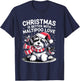 Cute Xmas Puppy Dog Christmas is Better with Maltipoo Love T-Shirt - T-Shirt | Navy