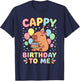Cappy Birthday Capybara Birthday to Me T-Shirt - T-Shirt | Navy