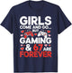 67 Video Games Six Seven Valentine's Day 6 7 Meme Boys Gamer T-Shirt - T-Shirt | Navy