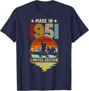 Retro 1951 75th Birthday Funny Bigfoot Adventure 75-Year-Old T-Shirt - T-Shirt | Navy