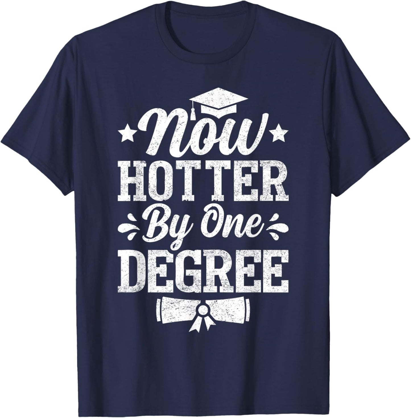 Now Hotter by One Degree T-Shirt - T-Shirt | Navy