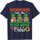 Shenanigans with My Psych Nurse Crew St Patricks Day Gnomes T-Shirt - T-Shirt | Navy