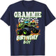 Grammie of The Birthday Boy Monster Truck Birthday Kids T-Shirt - T-Shirt | Navy