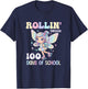Fairy Outfit Girl 100 Days of School Girls Teacher T-Shirt - T-Shirt | Navy
