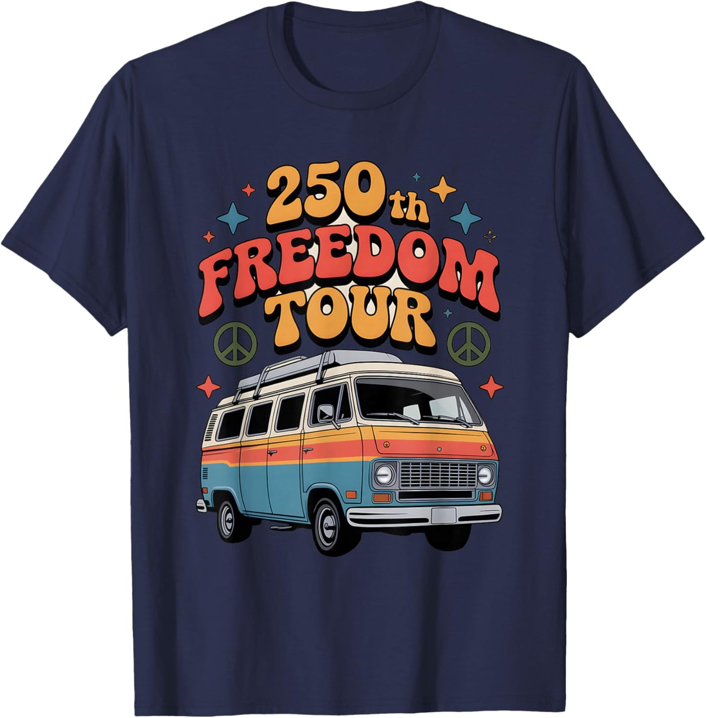 250 Years 1776-2026 250th Birthday Camping T-Shirt - T-Shirt | Navy