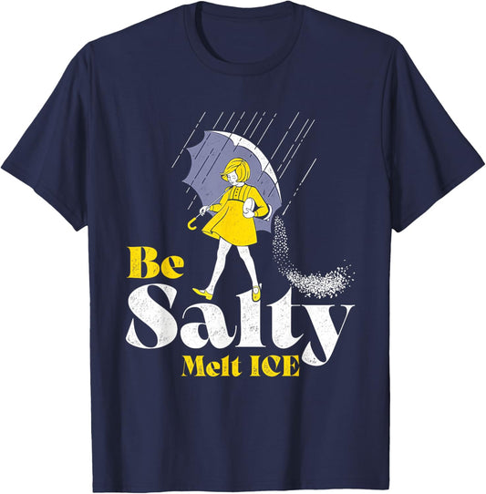 Be Salty Melt ICE Vintage Funny Men Women T-Shirt - T-Shirt | Navy