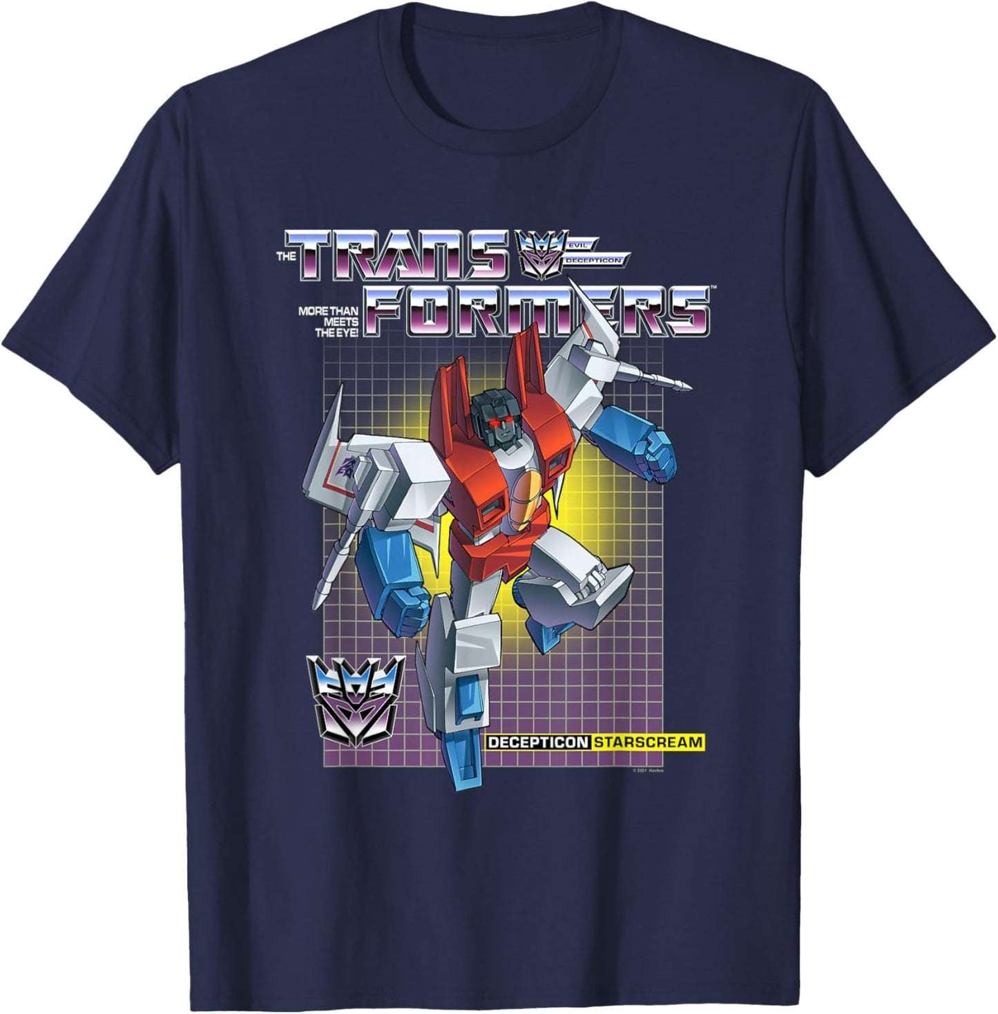 Transformers Decepticon Starscream T-Shirt - T-Shirt | Navy