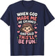 When God Made Me He Grinned Said This'll Be Fun Kids T-Shirt - T-Shirt | Navy
