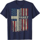 Faith US Flag Christian Religious God Jesus Men Women Kids T-Shirt - T-Shirt | Navy
