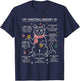 Funny Cat Christmas T-Shirt - T-Shirt | Navy