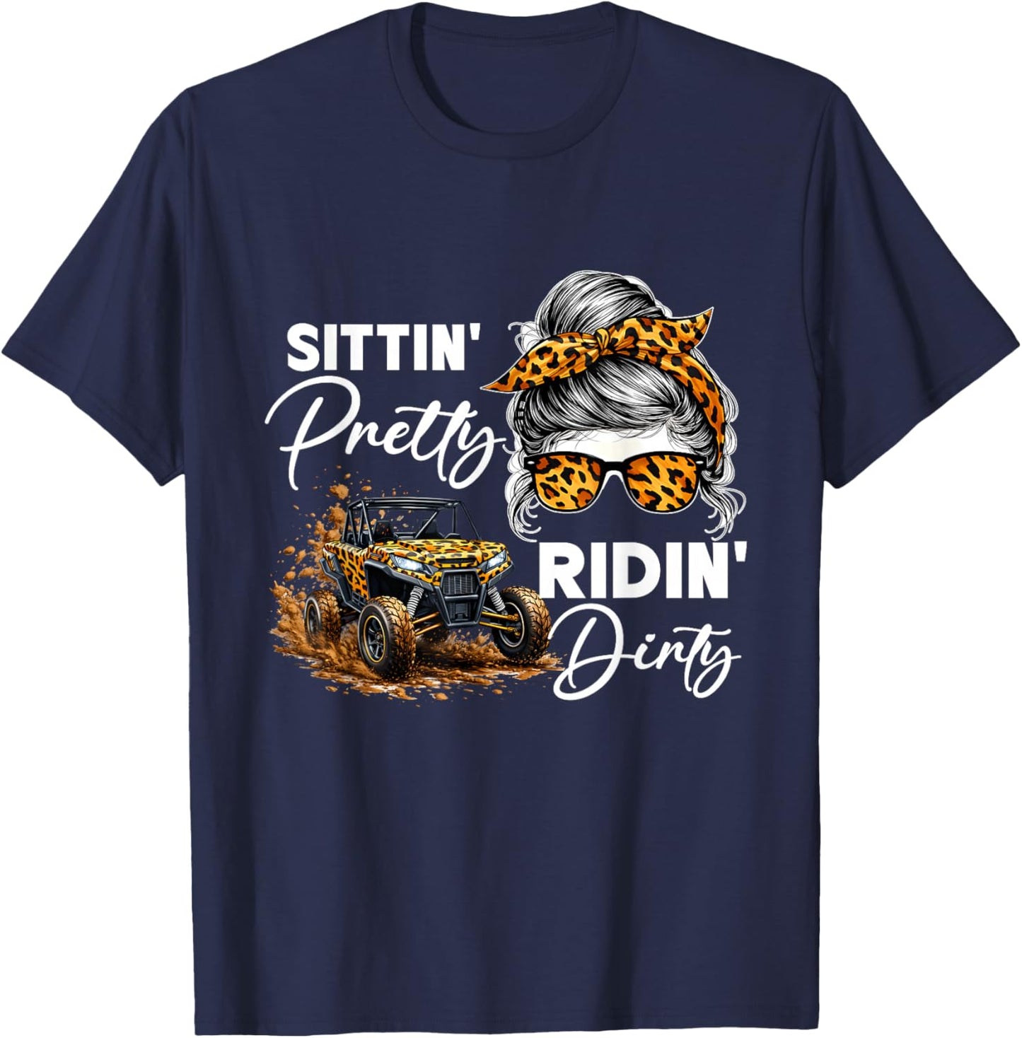 Side B y Side T-Shirt - T-Shirt | Navy