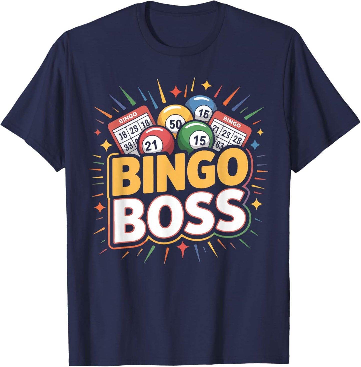 Bingo Player Bingo Boss T-Shirt - T-Shirt | Navy