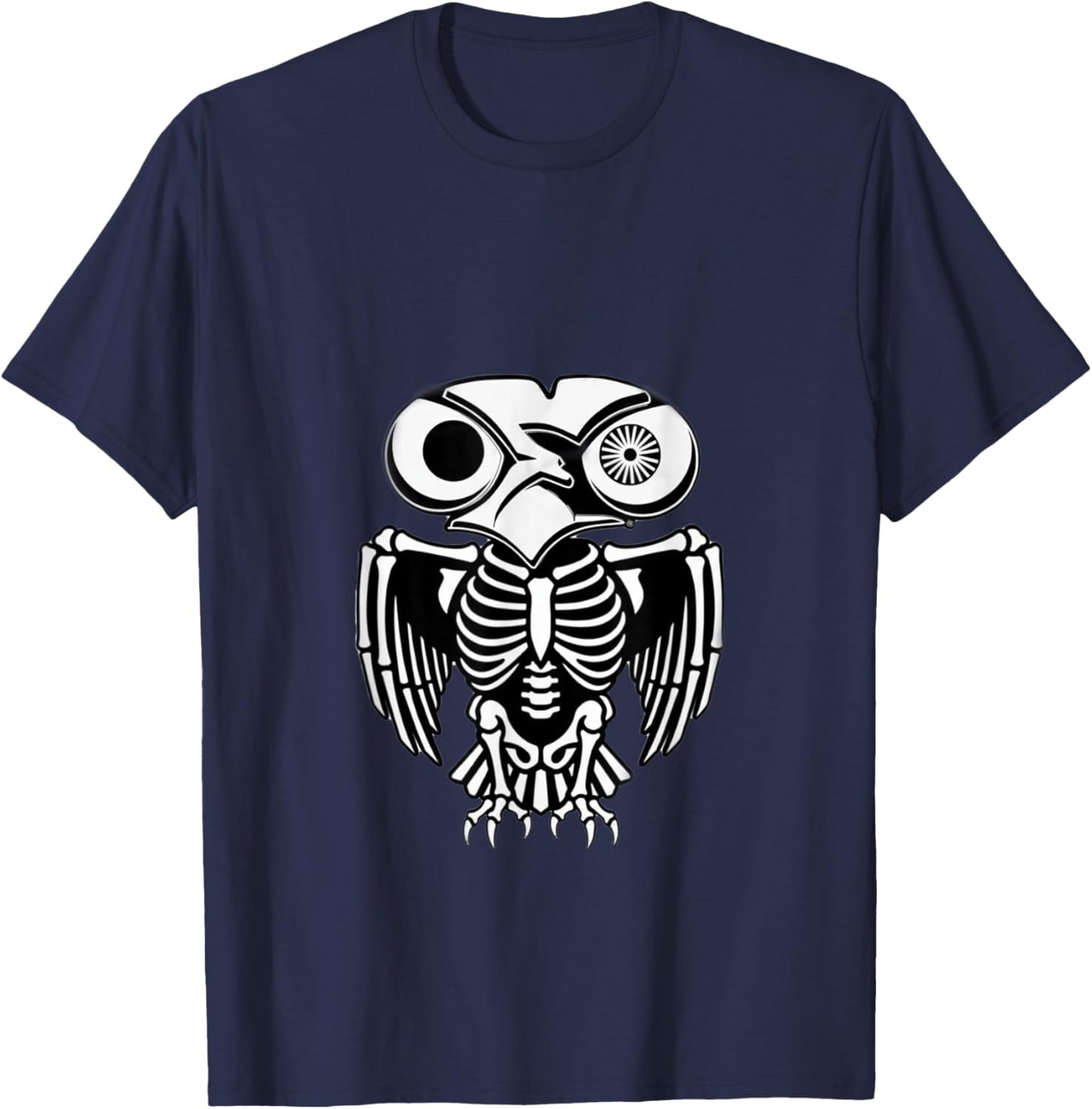 One Eyed Owl OEO Full Skeleton T-Shirt - T-Shirt | Navy