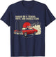 Raised on Vinyl and V8s Classic 70 Nova Lover Design T-Shirt - T-Shirt | Navy