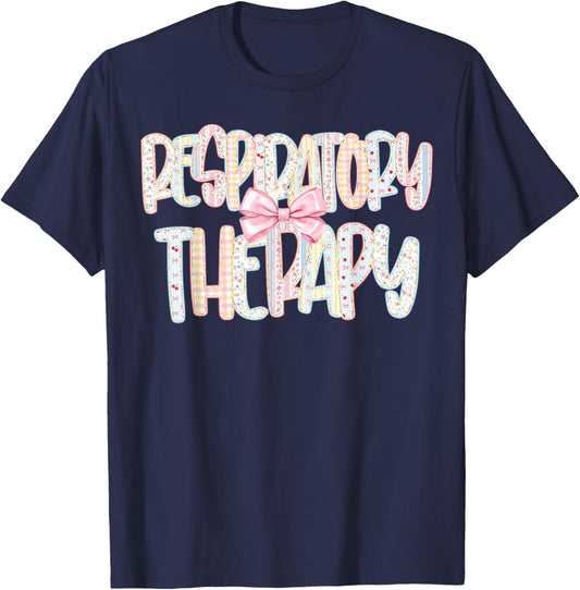 Respiratory Therapist RT Therapy Respiratory Therapy Nurse T-Shirt - T-Shirt | Navy