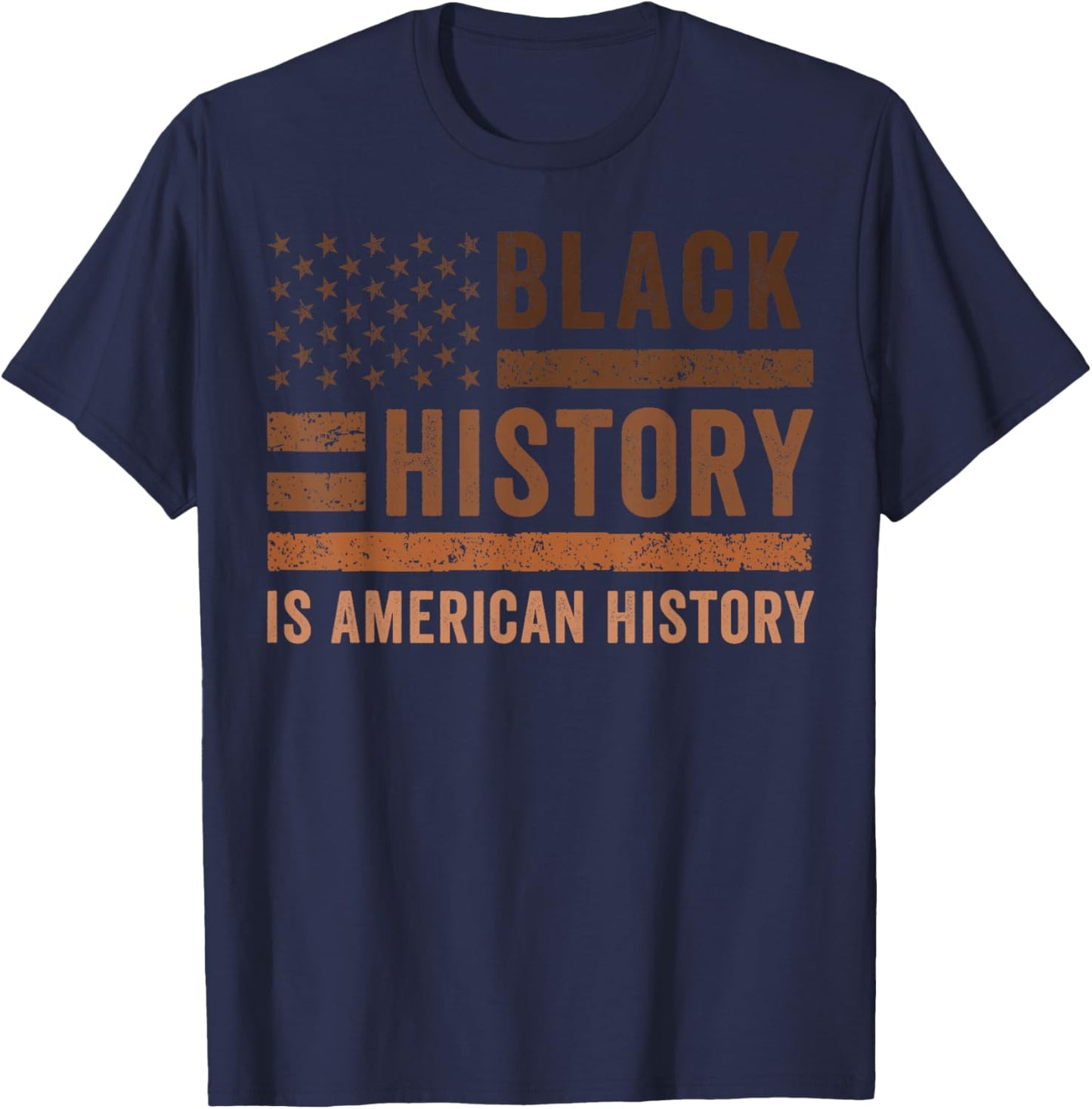Black History is American History T-Shirt - T-Shirt | Navy