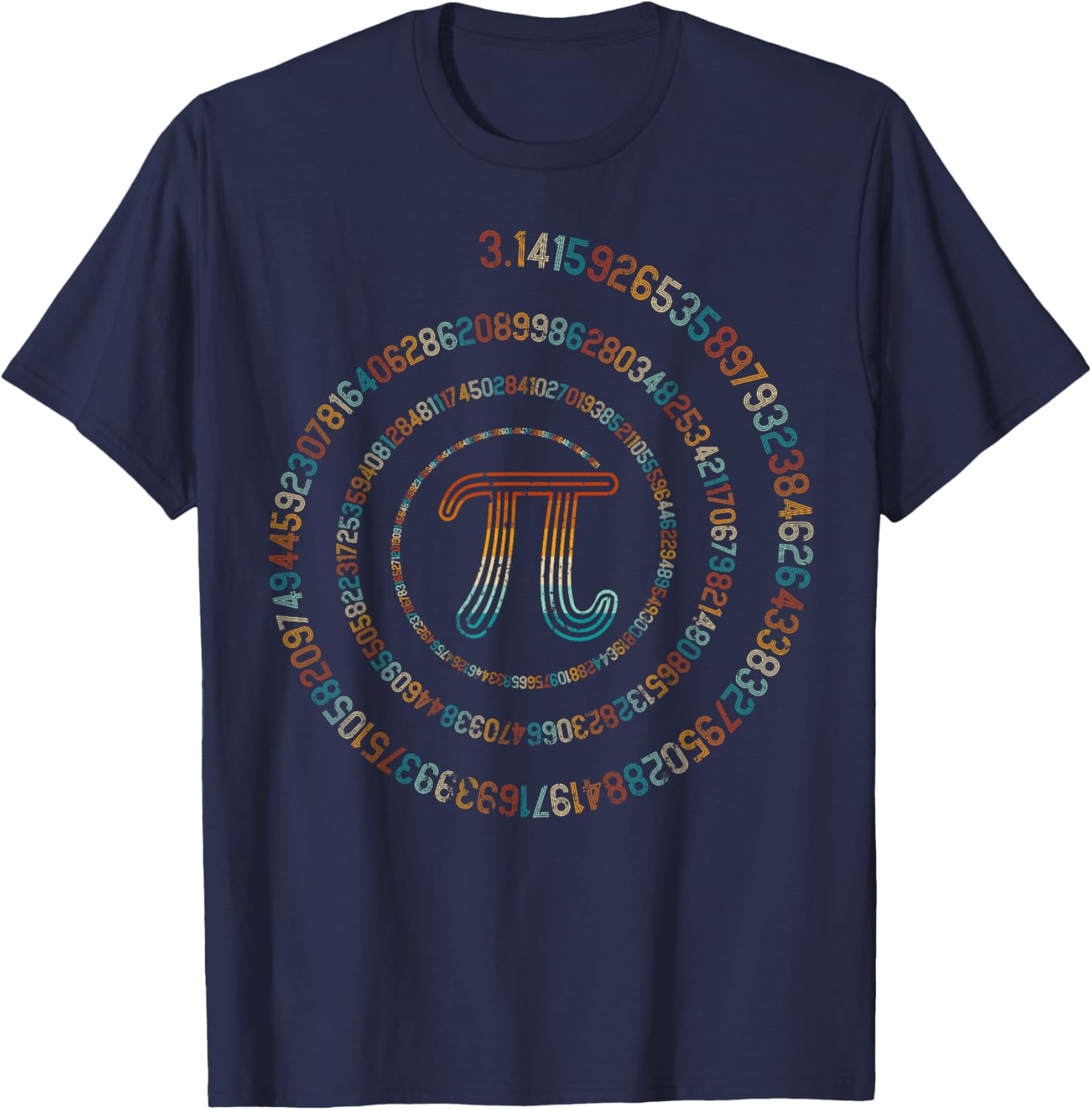 Happy Pi Day 3,14 Pi Number Symbol Math Science Kids T-Shirt - T-Shirt | Navy