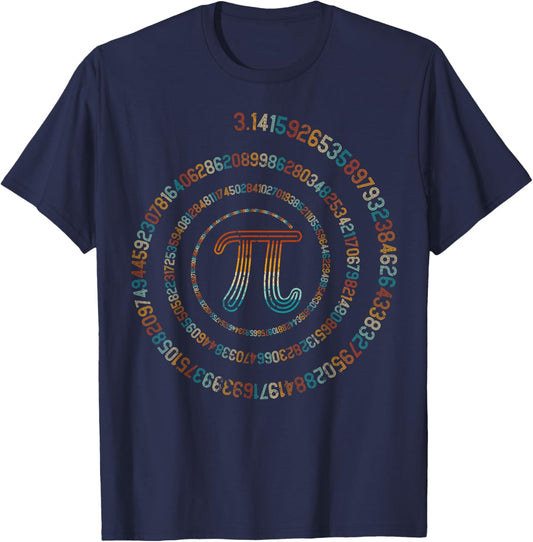 Happy Pi Day 3,14 Pi Number Symbol Math Science Kids T-Shirt - T-Shirt | Navy