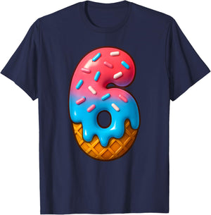 67 Meme Matching Couple Halloween Costume Ice Cream 6 Six T-Shirt - T-Shirt | Navy