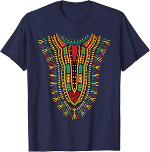 Attire Kente T-Shirt - T-Shirt | Navy