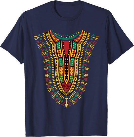 Attire Kente T-Shirt - T-Shirt | Navy