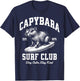 Capybara Surf Club Stay Calm and Kind T-Shirt - T-Shirt | Navy