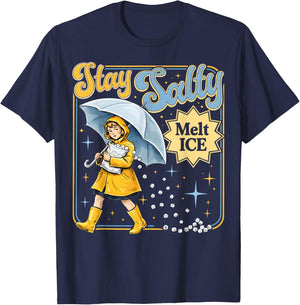 Be Salty Melt ICE T-Shirt - T-Shirt | Navy