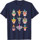 Happy Birthday Jungle Animals Bubble Gum Party for Kids T-Shirt - T-Shirt | Navy