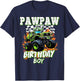 Pawpaw of The Birthday Boy Monster Truck Birthday Kids T-Shirt - T-Shirt | Navy