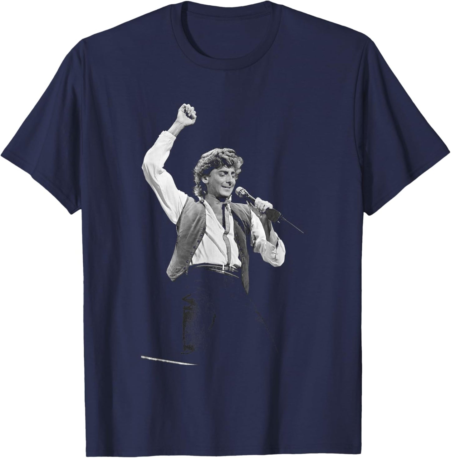 Barry Manilow Blenheim Palace Open Air Concert 1983 T-Shirt - T-Shirt | Navy