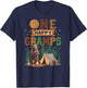 One Happy Gramps Camper 1St Birthday Camping Bear T-Shirt - T-Shirt | Navy