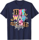 Retro Funny His Way is Better Religious Christians Bible T-Shirt - T-Shirt | Navy