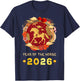 Chinese New Year 2026 Year of The Horse Chinese Zodiac T-Shirt - T-Shirt | Navy