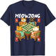 Meowjong - Mahjong Lover Mah Jong Player Casino Gambler T-Shirt - T-Shirt | Navy