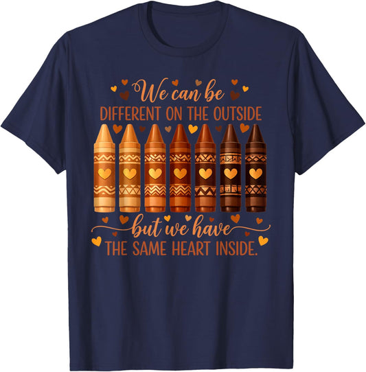 Black History Month African American Women Men Kids T-Shirt - T-Shirt | Navy