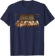 Hugh HEFNER & Playboy Bunnies 2002 by Michael Grecco T-Shirt - T-Shirt | Navy