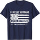 I Like My Husband A Little Bit Younger Funny Husband Saying T-Shirt - T-Shirt | Navy