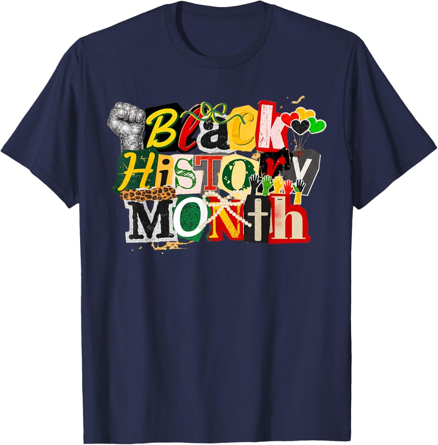Black History Month T-Shirt - T-Shirt | Navy